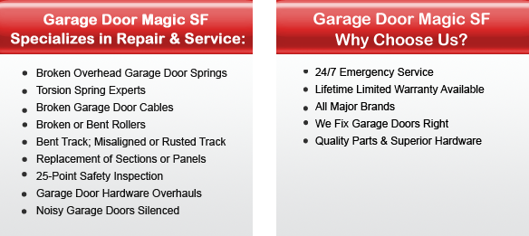 Garage Door Repair Gilroy Offers